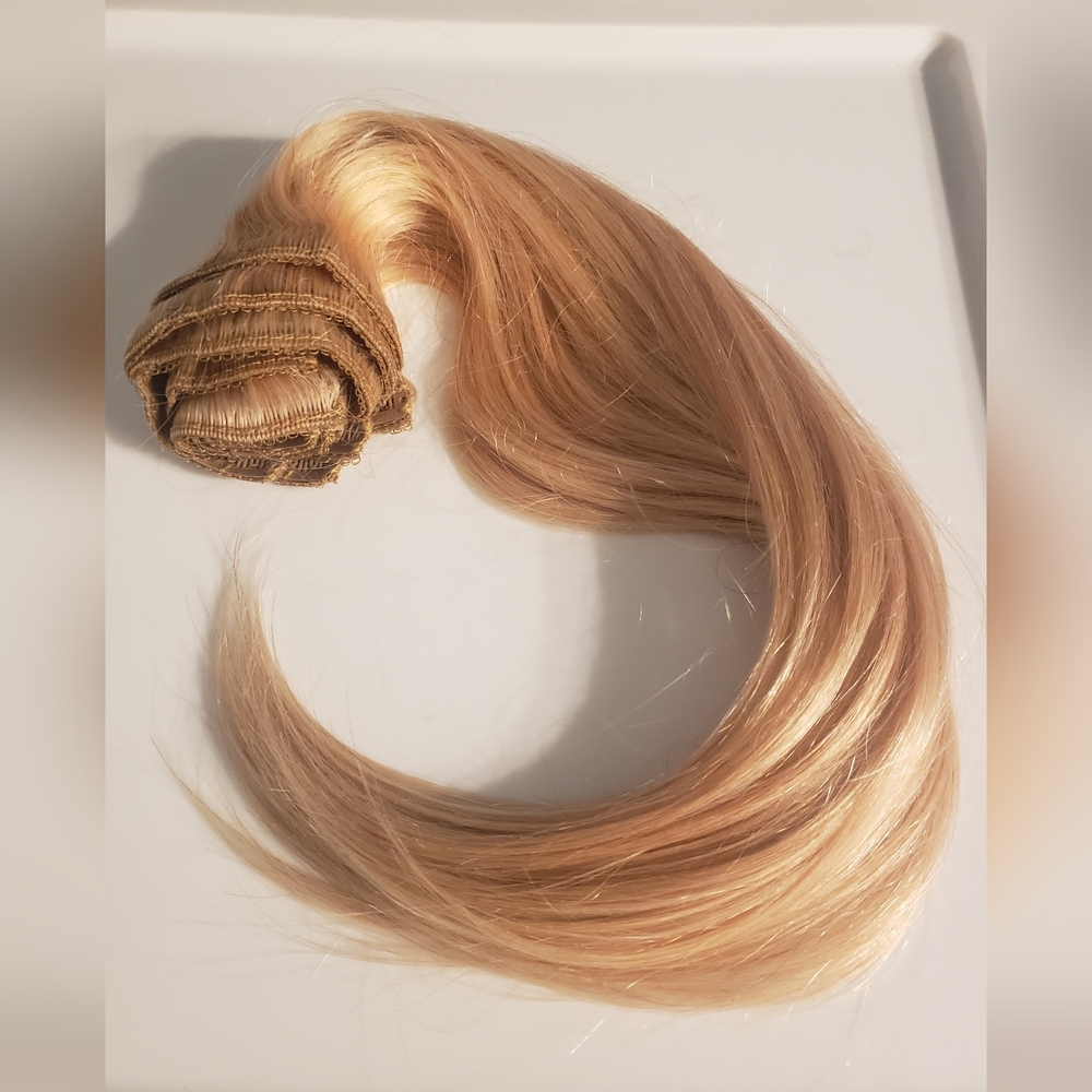 Bellami Strawberry Blonde Lace Clip In Hair Extensions 18"